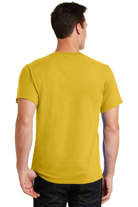 Port & Company Essential Tee. PC61 Lemon Yellow