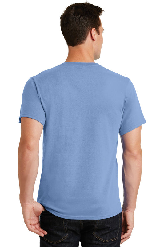 Port & Company Essential Tee. PC61 Light Blue