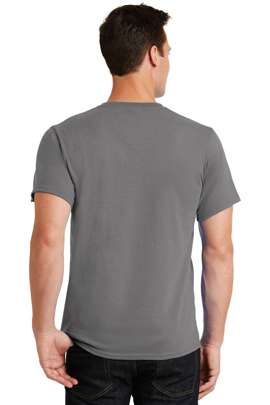 Port & Company Essential Tee. PC61 Medium Grey