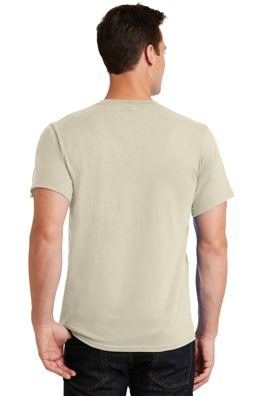 Port & Company Essential Tee. PC61 Natural