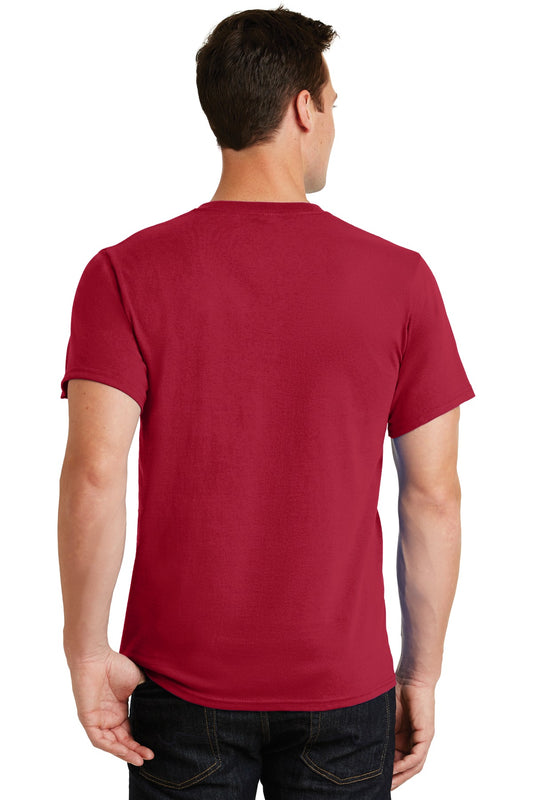 Port & Company Essential Tee. PC61 Red