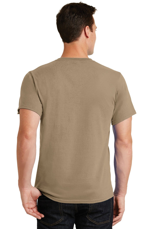 Port & Company Essential Tee. PC61 Sand