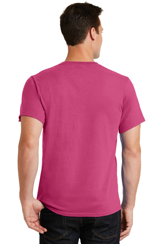 Port & Company Essential Tee. PC61 Sangria