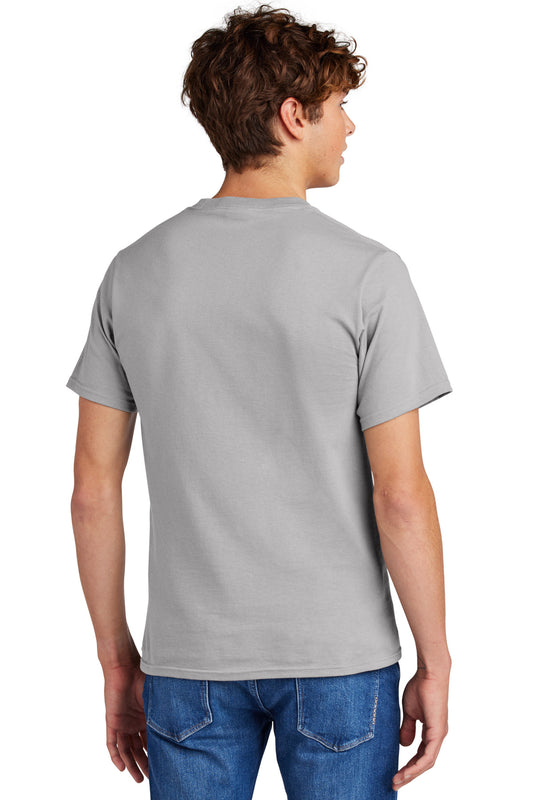 Port & Company Essential Tee. PC61 Silver