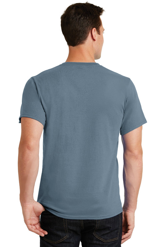 Port & Company Essential Tee. PC61 Stonewashed Blue