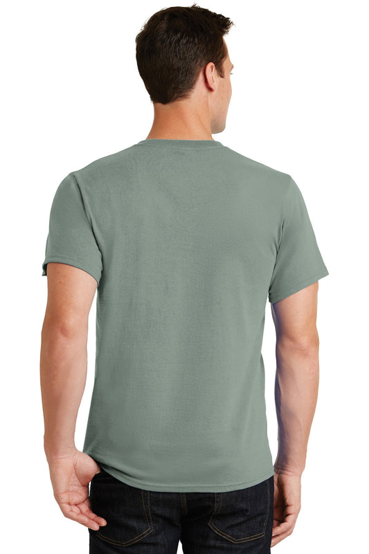 Port & Company Essential Tee. PC61 Stonewashed Green