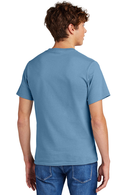Port & Company Essential Tee. PC61 Tundra Blue