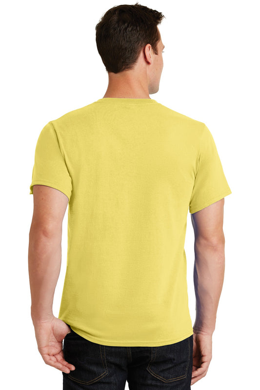 Port & Company Essential Tee. PC61 Yellow