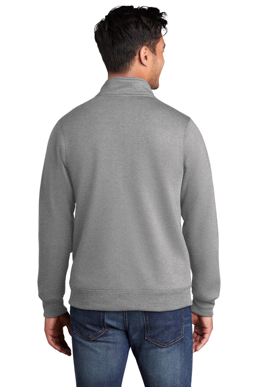 Port & Company Core Fleece Cadet Full-Zip Sweatshirt PC78FZ Athletic Heather