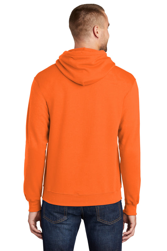 Port & Company Tall Core Fleece Pullover Hooded Sweatshirt PC78HT S. Orange Tall
