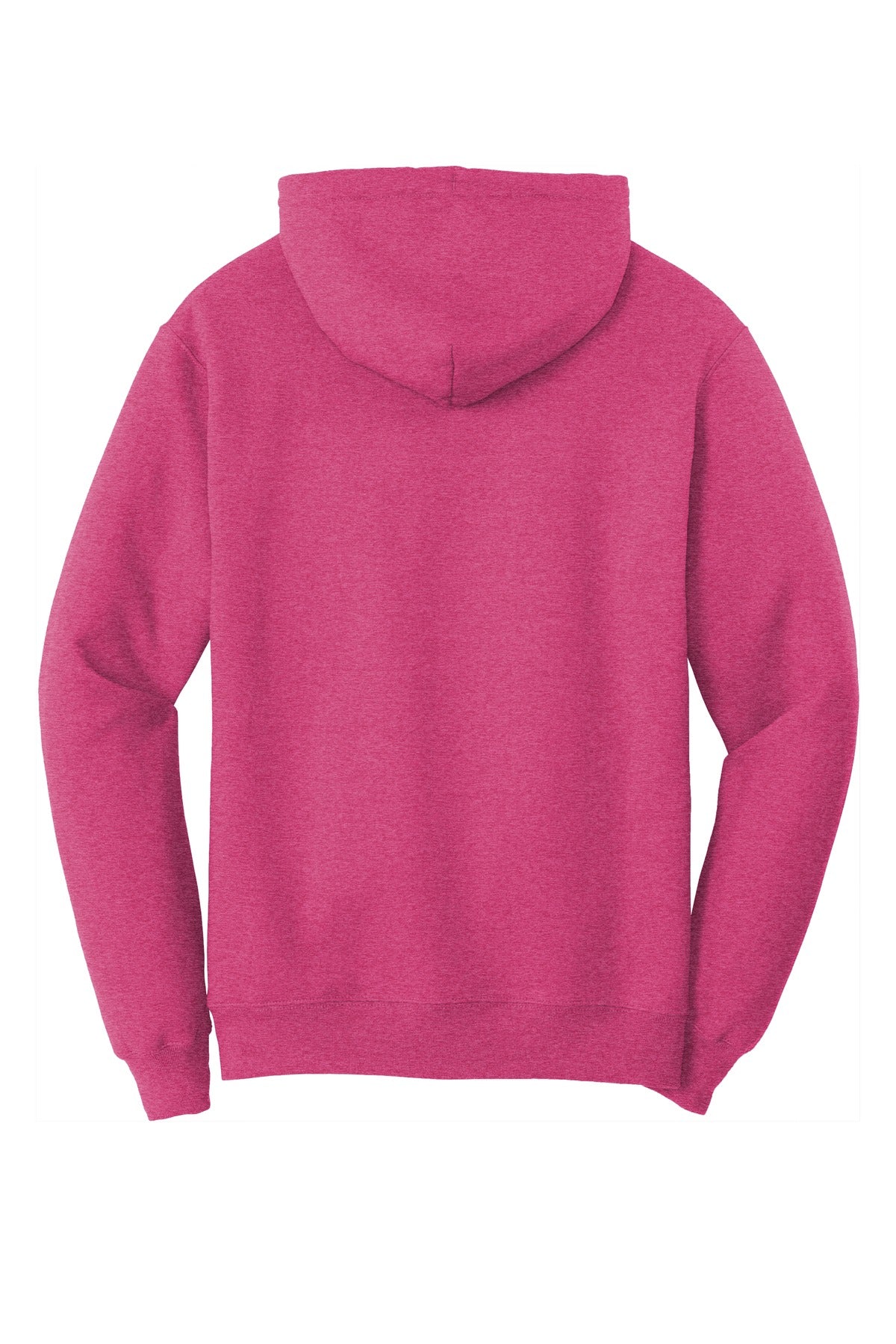 Port & Company Core Fleece Pullover Hooded Sweatshirt. PC78H Heather Sangria