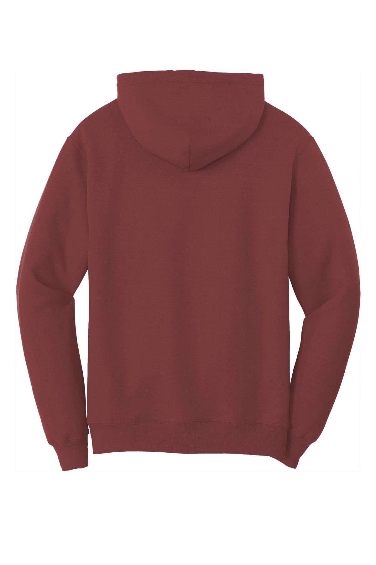 Port & Company Core Fleece Pullover Hooded Sweatshirt. PC78H Maroon