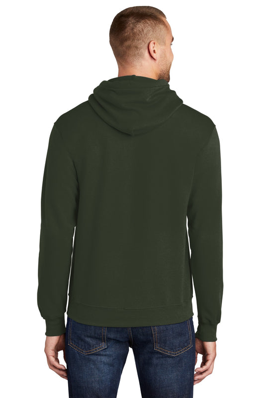 Port & Company Core Fleece Pullover Hooded Sweatshirt. PC78H Olive