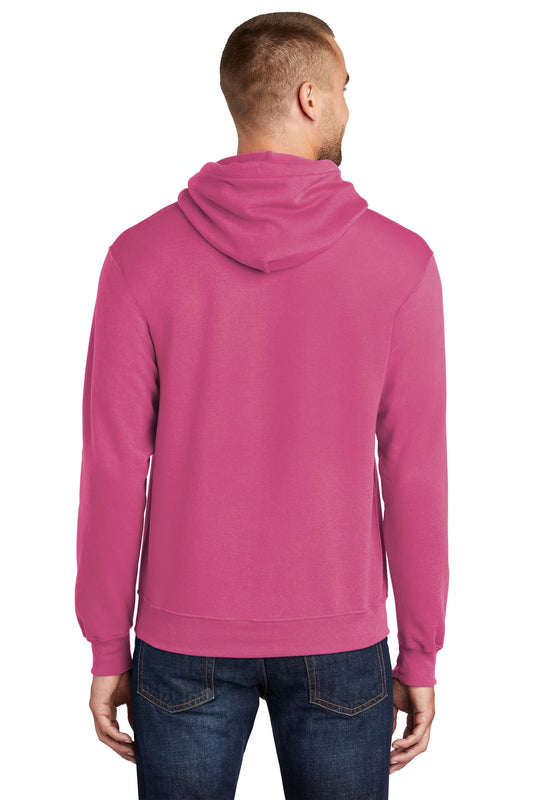 Port & Company Core Fleece Pullover Hooded Sweatshirt. PC78H Sangria