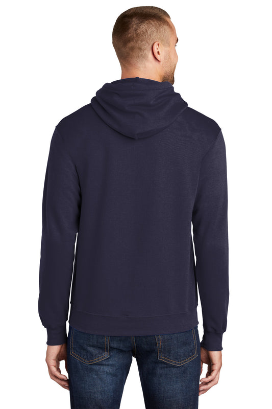 Port & Company Core Fleece Pullover Hooded Sweatshirt. PC78H True Navy