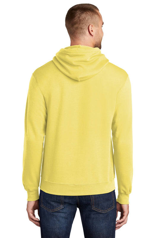 Port & Company Core Fleece Pullover Hooded Sweatshirt. PC78H Yellow