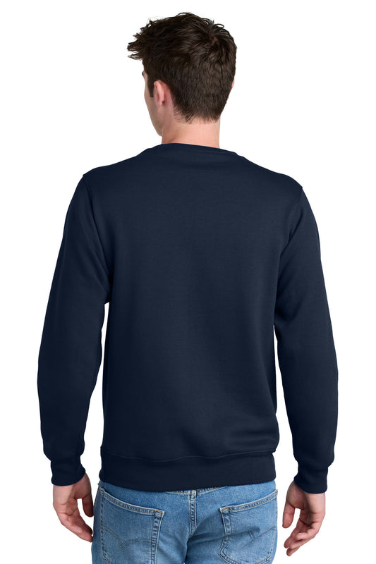 Port & Company Core Fleece Crewneck Pocket Sweatshirt PC78PKT True Navy