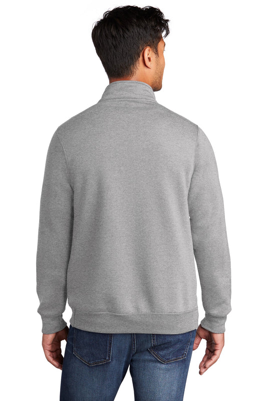 Port & Company Core Fleece 1/4-Zip Pullover Sweatshirt PC78Q Athletic Heather