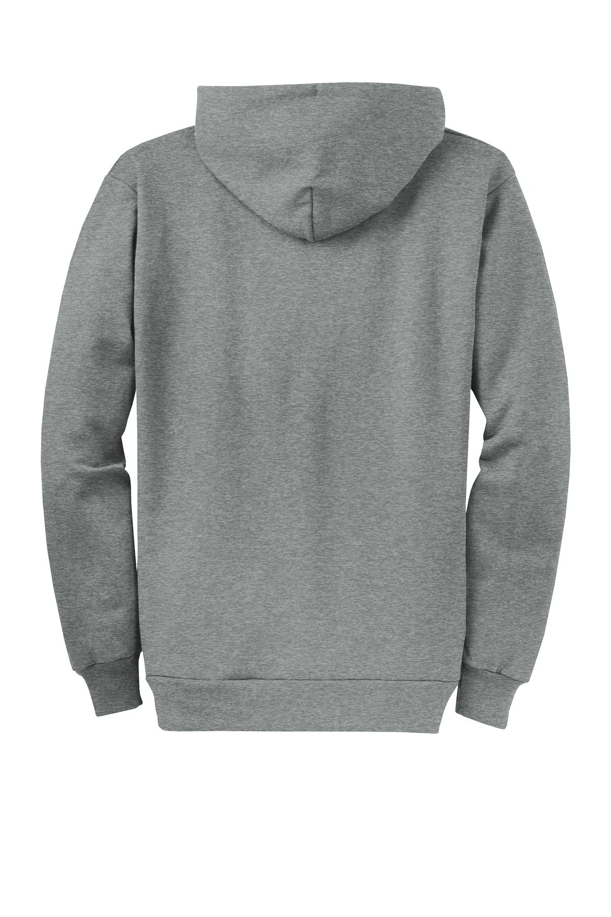 Port & Company Core Fleece Full-Zip Hooded Sweatshirt. PC78ZH Graphite Heather