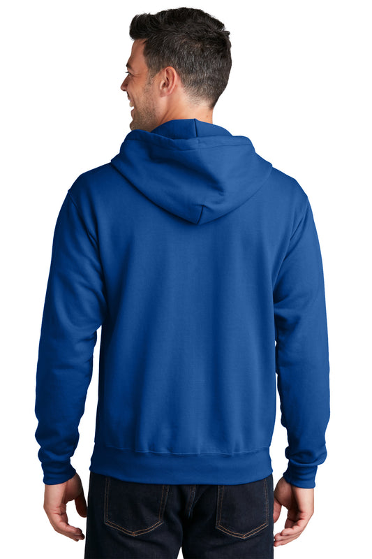 Port & Company Core Fleece Full-Zip Hooded Sweatshirt. PC78ZH True Royal