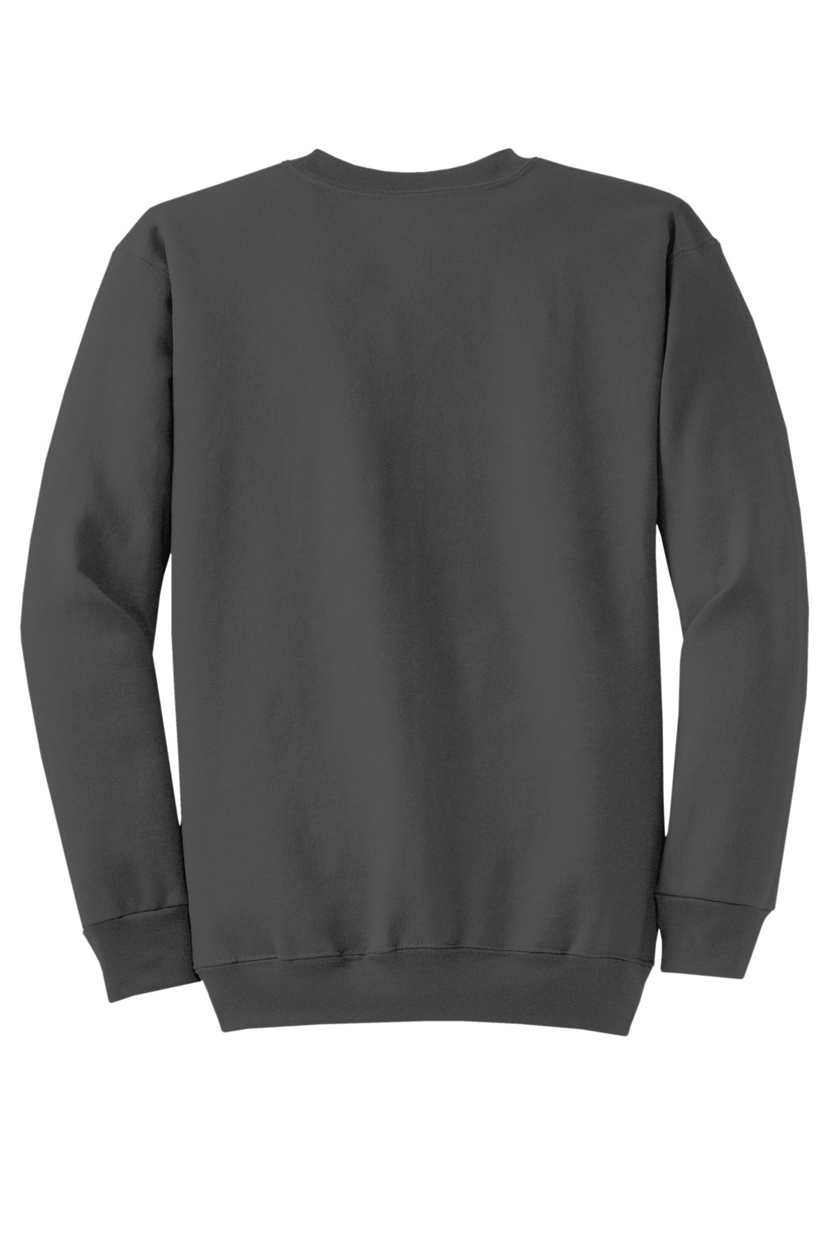 Port & Company Core Fleece Crewneck Sweatshirt. PC78 Charcoal