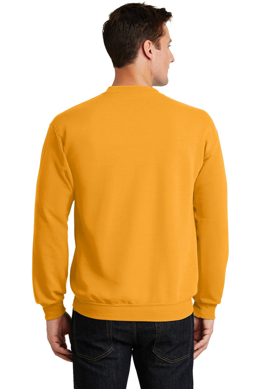 Port & Company Core Fleece Crewneck Sweatshirt. PC78 Gold