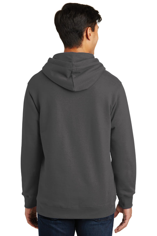Port & Company Fan Favorite Fleece Pullover Hooded Sweatshirt. PC850H Charcoal