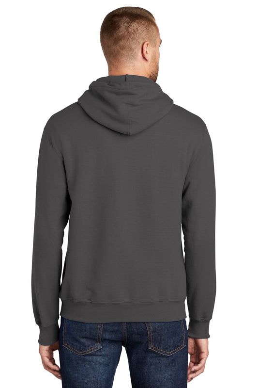 Port & Company Tall Essential Fleece Pullover Hooded Sweatshirt. PC90HT Charcoal Tall