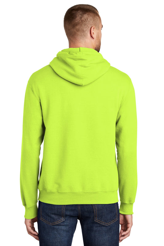 Port & Company Tall Essential Fleece Pullover Hooded Sweatshirt. PC90HT Safety Green Tall