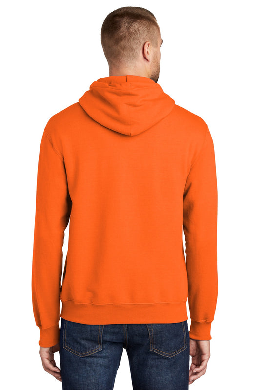 Port & Company Tall Essential Fleece Pullover Hooded Sweatshirt. PC90HT Safety Orange Tall