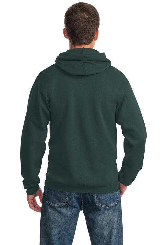Port & Company Essential Fleece Pullover Hooded Sweatshirt. PC90H Dark Green