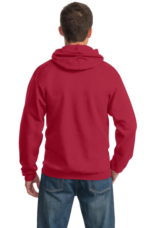 Port & Company Essential Fleece Pullover Hooded Sweatshirt. PC90H Red
