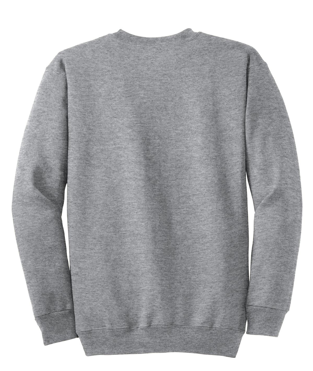 Port & Company Tall Essential Fleece Crewneck Sweatshirt. PC90T Athletic Heather Tall