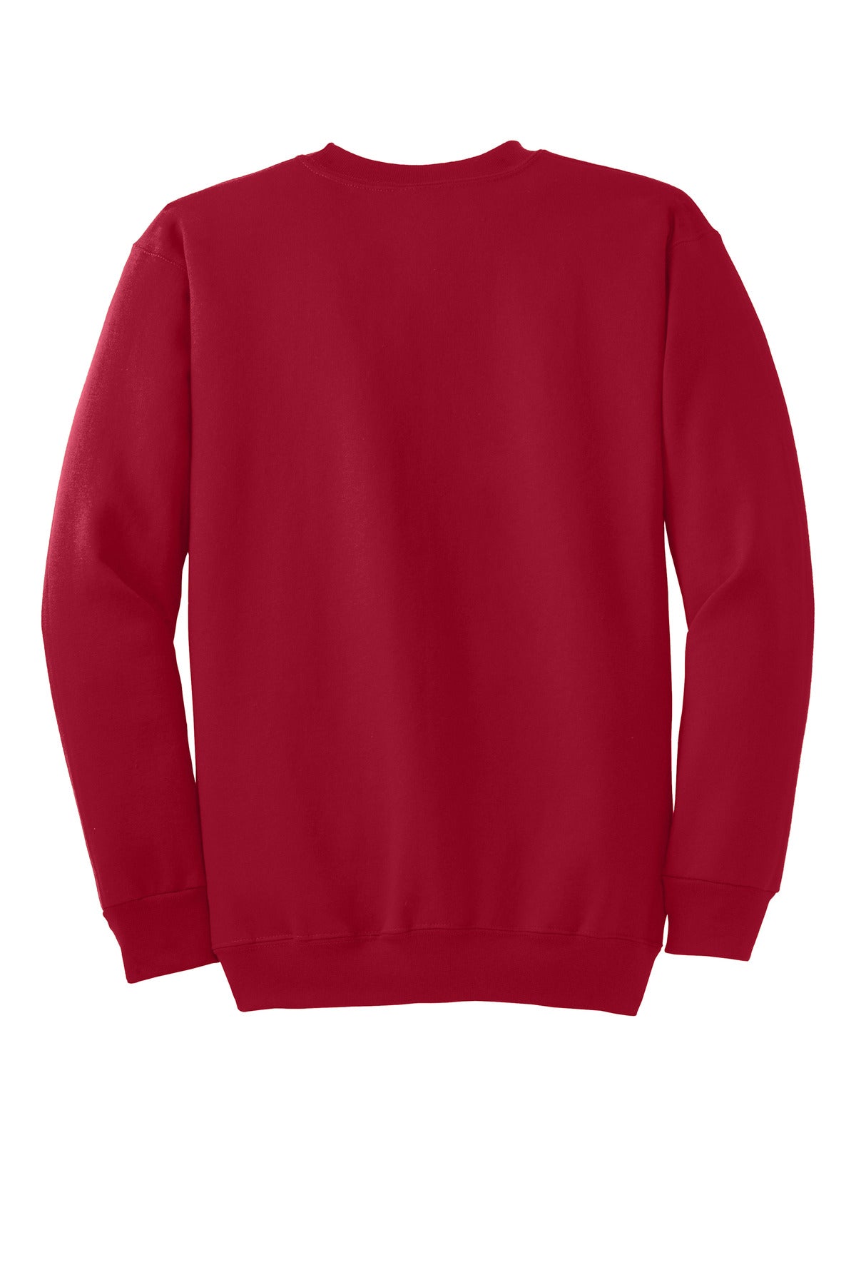 Port & Company Essential Fleece Crewneck Sweatshirt. PC90 Red
