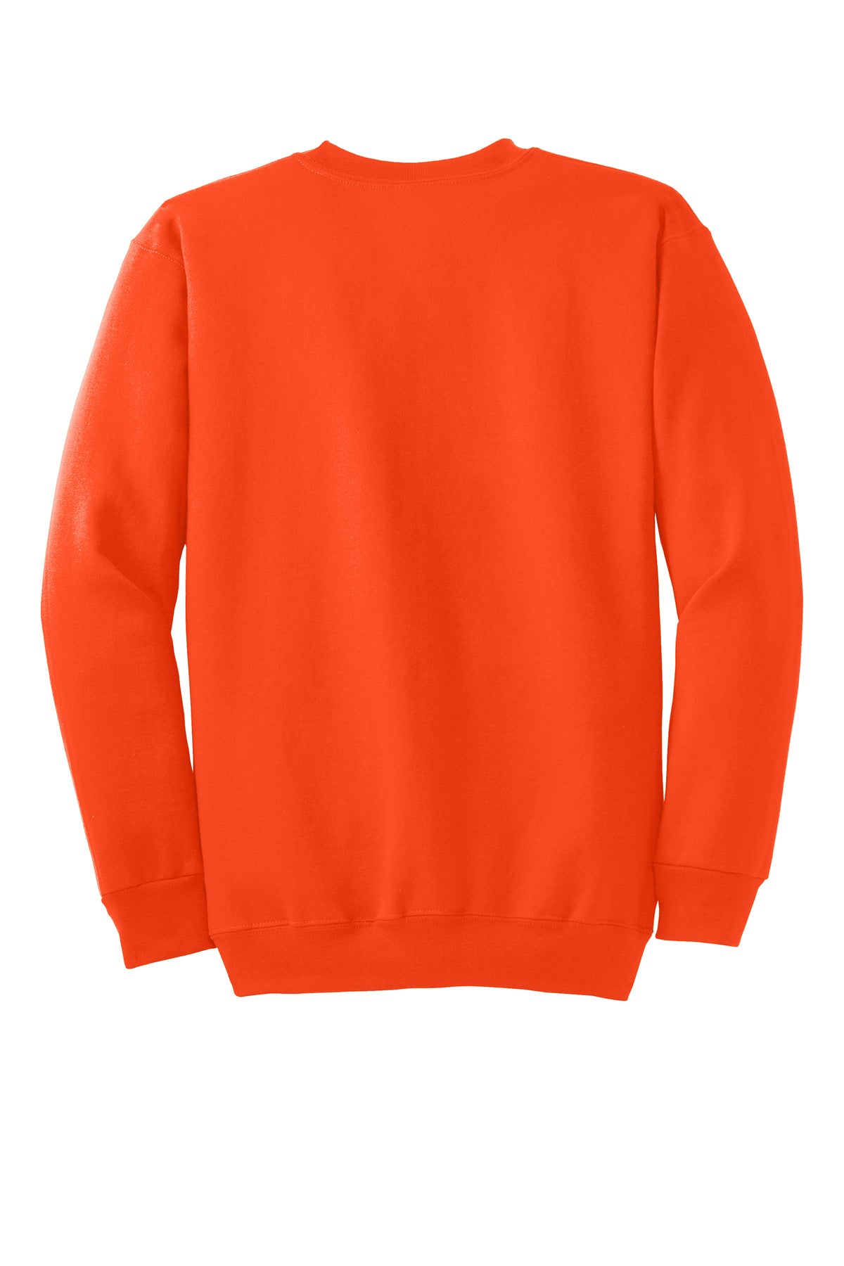 Port & Company Tall Essential Fleece Crewneck Sweatshirt. PC90T Safety Orange Tall