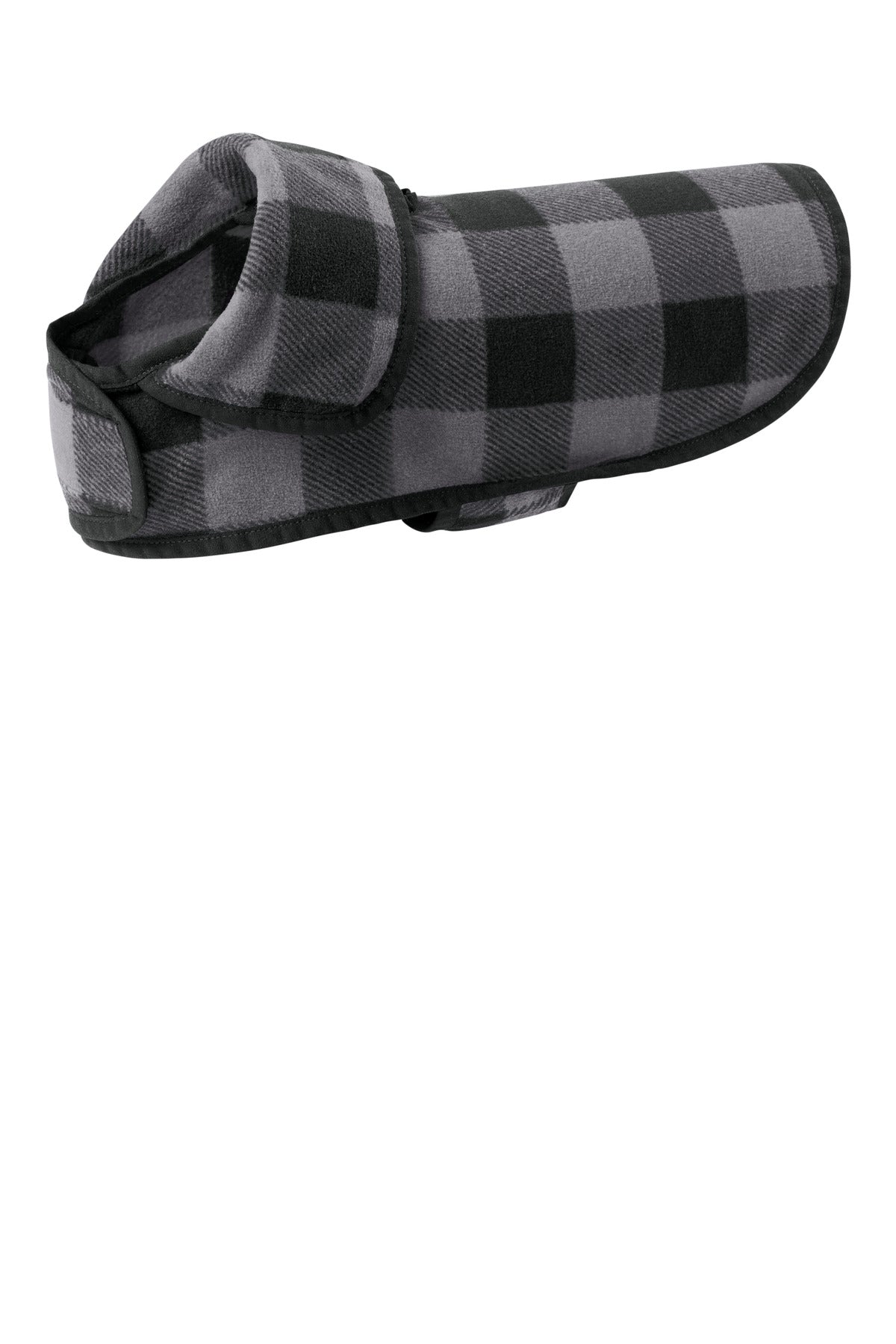 Port Authority Pet Fleece Jacket PE100 Grey/ Black Buffalo Check