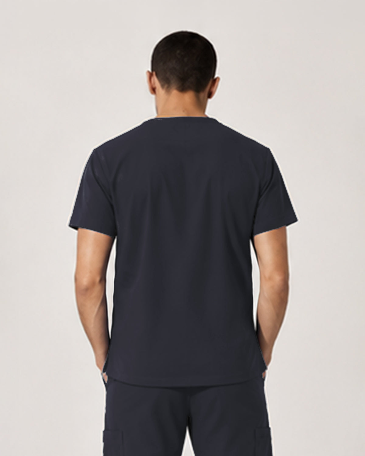 Foundry Men's 1505 Cobalt Men'S 1 Pocket V-Neck Top Pewter