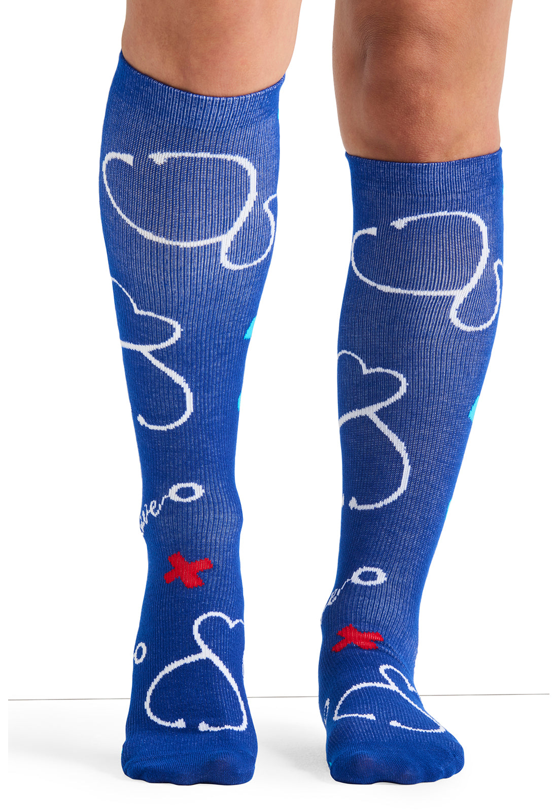 Legwear PRINTSUPPOR Women's 10-15mmHg Compression Socks Healing Thoughts