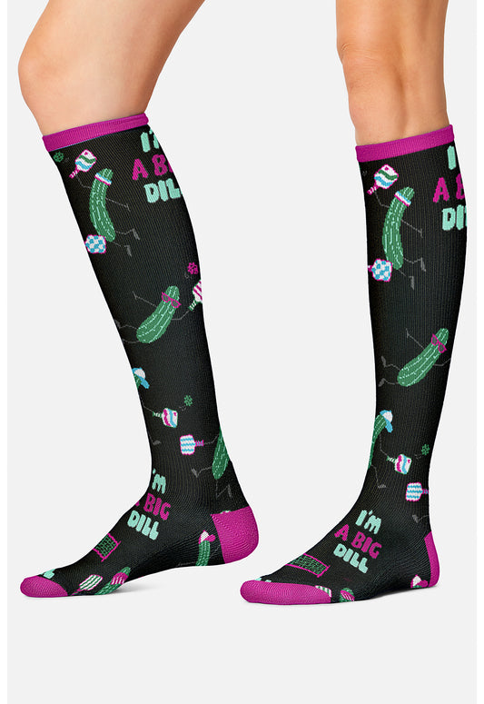 Legwear PRINTSUPPOR Women's 10-15Mmhg Compression Socks I'M A Big Dill
