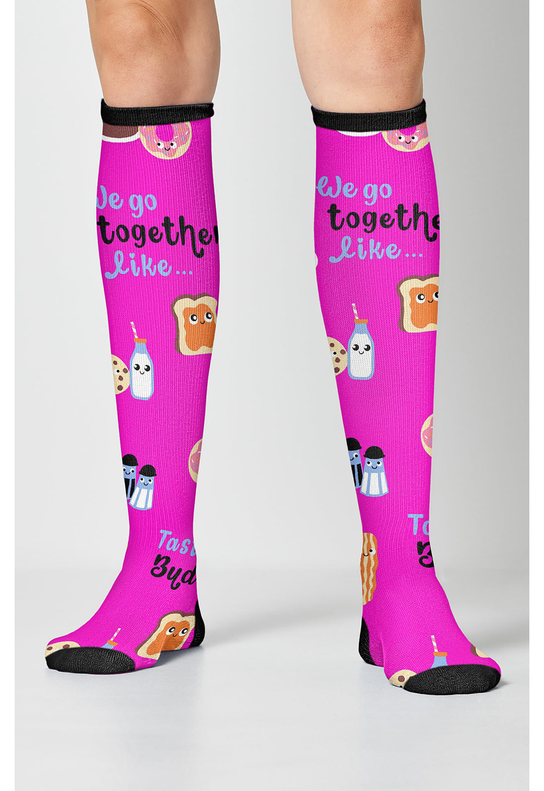 Legwear PRINTSUPPOR Women's 10-15mmHg Compression Socks