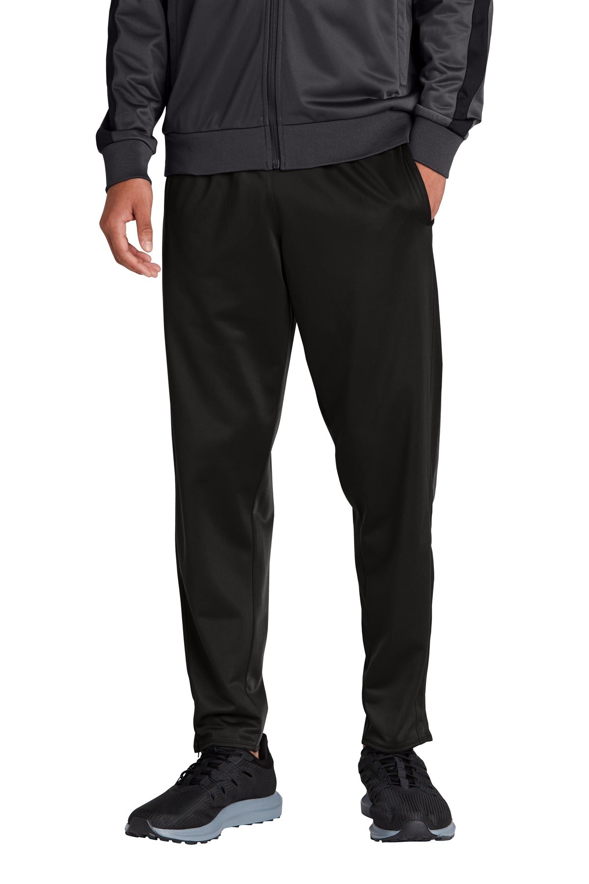 Sport-Tek Tricot Track Jogger PST95 Black