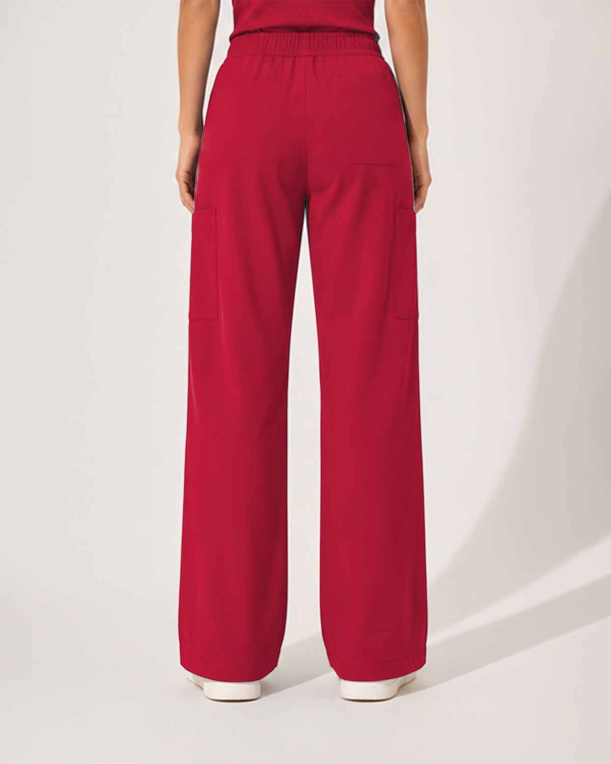 Foundry Women's 2205 Sierra 5 Pocket Wide Leg Pant Red