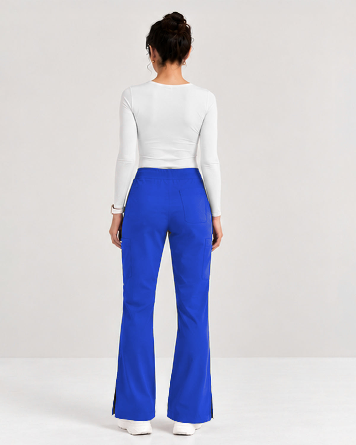 Foundry Women's 2005 Jasmine 5 Pocket Mini Flare Cargo Pant Royal