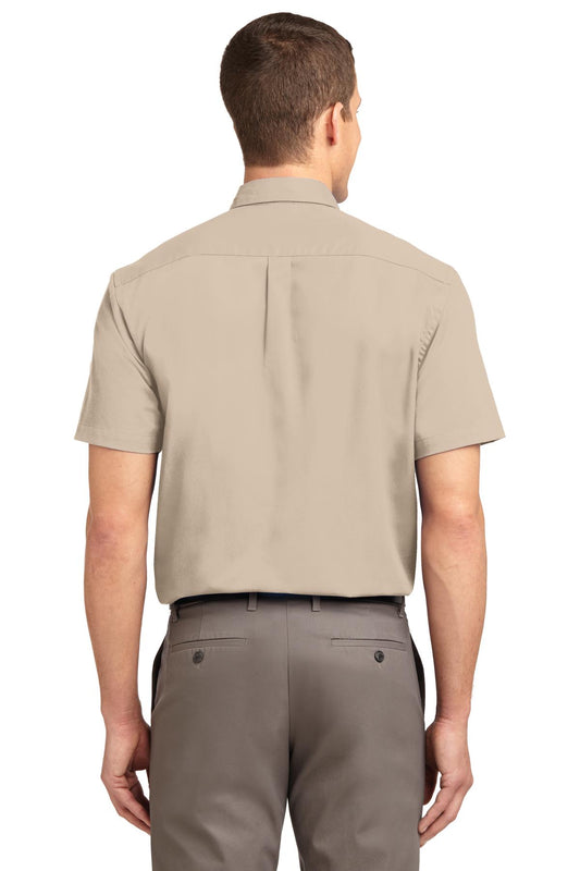 Port Authority Short Sleeve Easy Care Shirt. S508 Stone
