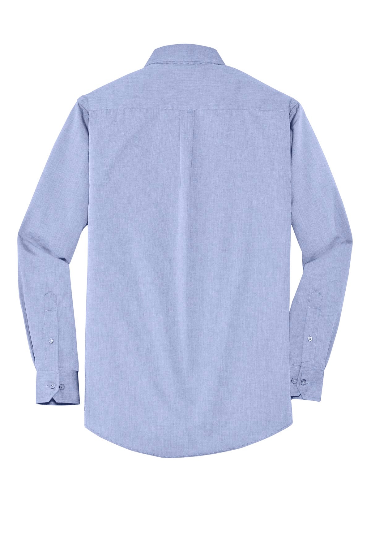 Port Authority Crosshatch Easy Care Shirt S640 Chambray Blue