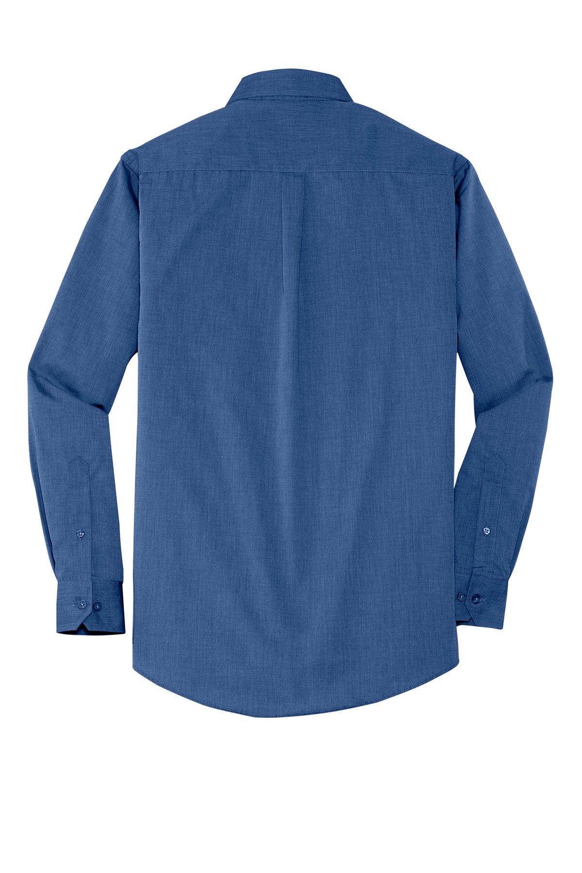 Port Authority Crosshatch Easy Care Shirt S640 Deep Blue