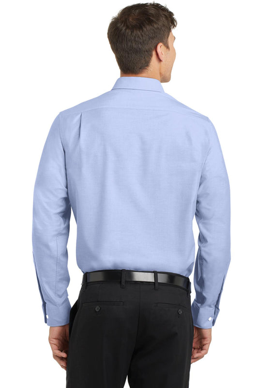 Port Authority SuperPro Oxford Shirt. S658 Oxford Blue