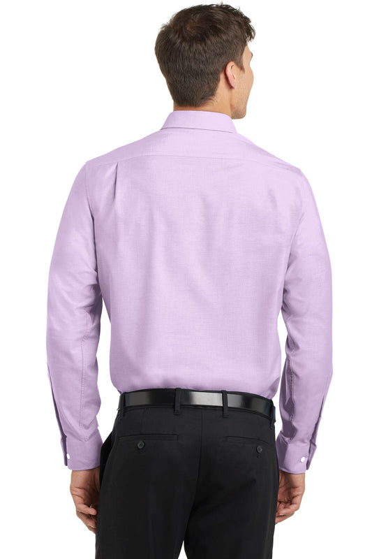 Port Authority SuperPro Oxford Shirt. S658 Soft Purple