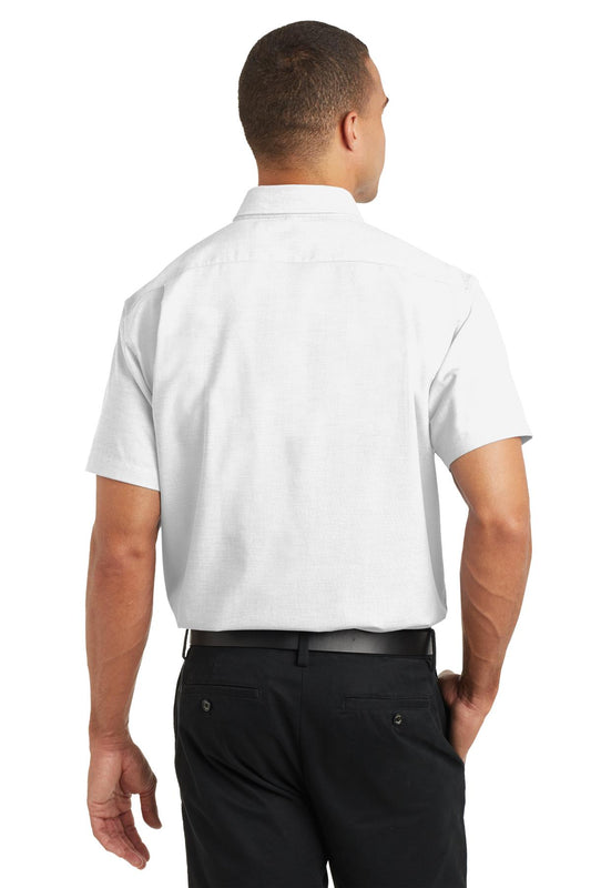 Port Authority Short Sleeve SuperPro Oxford Shirt. S659 White