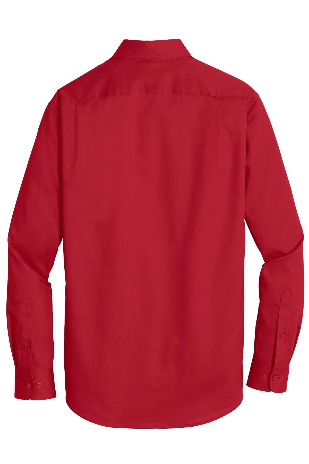 Port Authority SuperPro Twill Shirt. S663 Rich Red